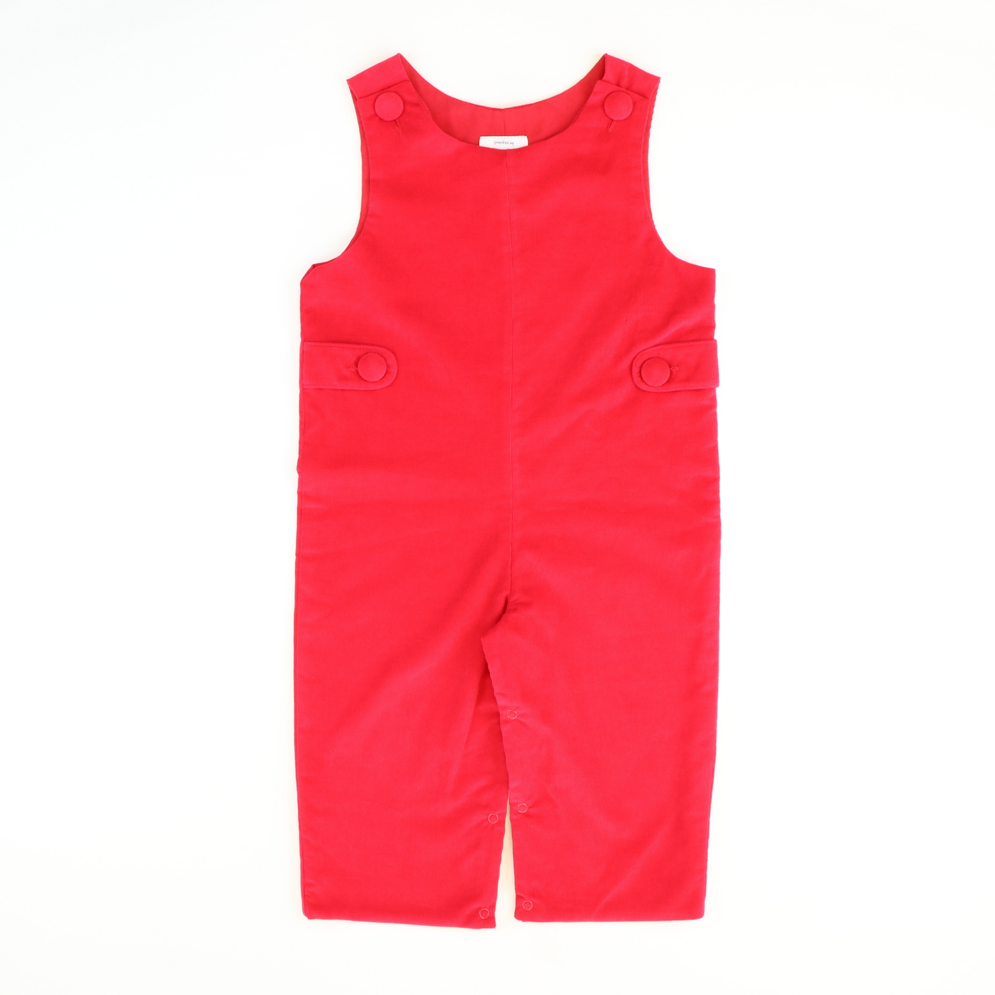 Signature Corduroy Tab Longall - Holiday Red - Stellybelly
