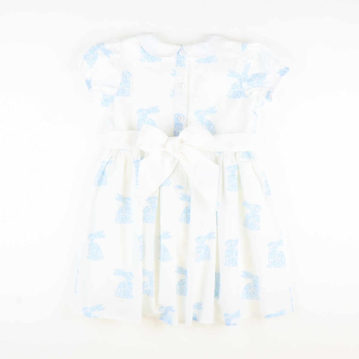 Collared Dress - Chinoiserie Bunnies - Stellybelly