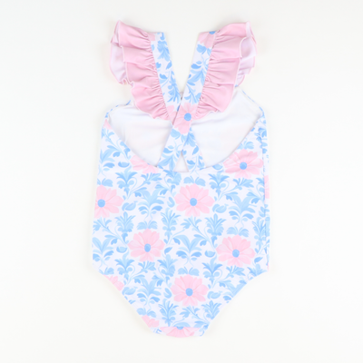 Flutter Swimsuit - Chinoiserie