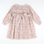 Pleated Ruffle Neck Dress -  Winter Meadow Floral