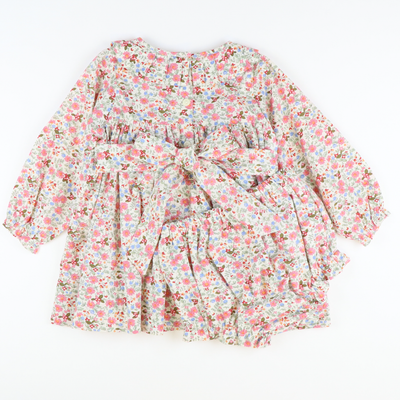 Pleated Ruffle Collar Set - Winter Meadow Floral