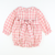 Collared Girl Bubble - Pink Check Linen