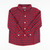 Signature Button Down Collared Shirt - Navy & Red Plaid Flannel