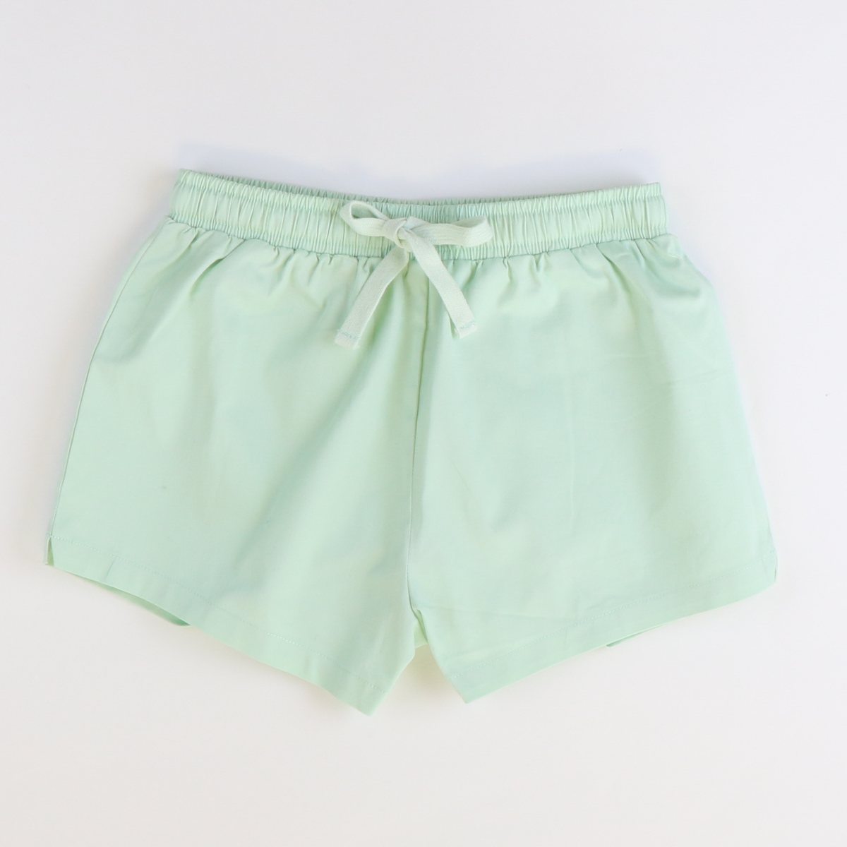 Girls Twill Shorts - Mint Green