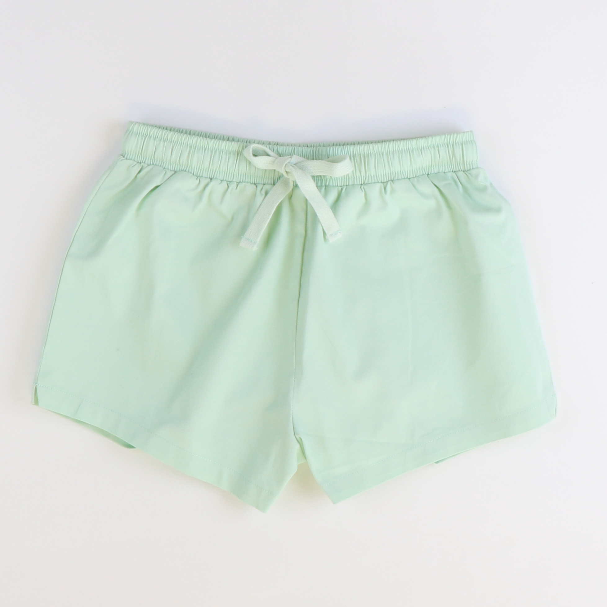 Girls Twill Shorts - Mint Green