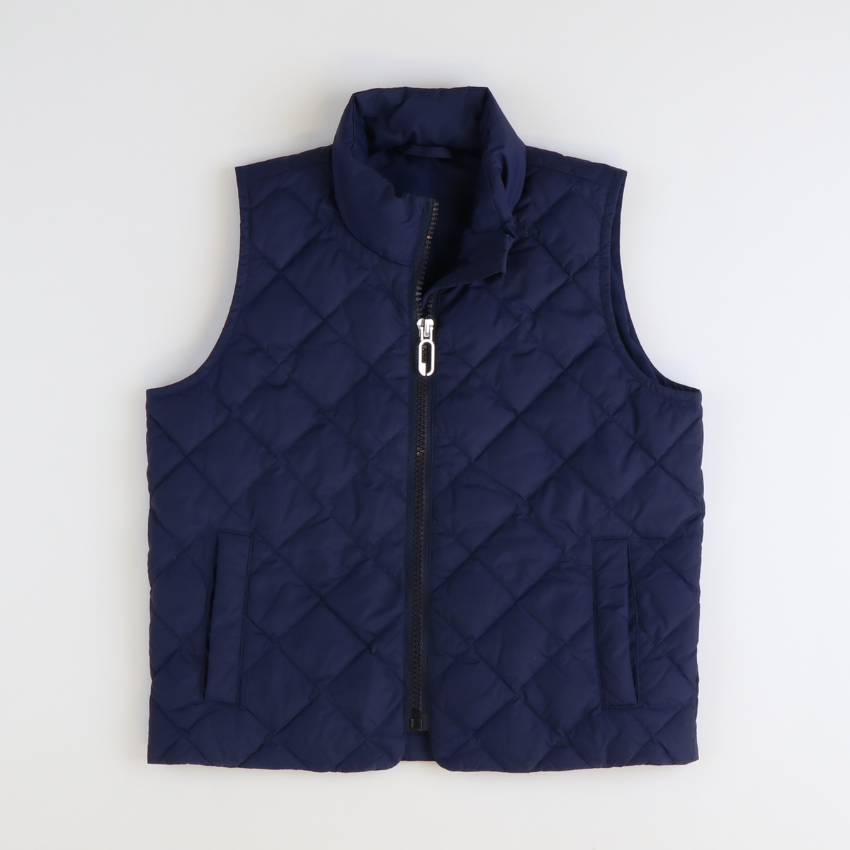 Quilted Vest - Navy