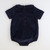 Corduroy Collared Boy Bubble - Navy