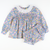 Eyelet Ruffle Set - Blue Floral