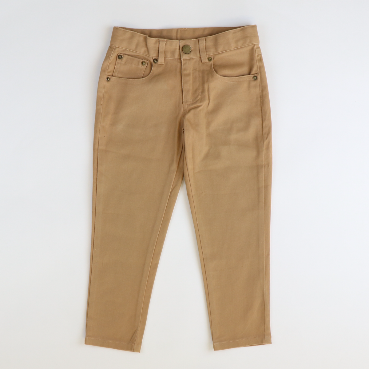 Boys Signature Twill Five Pocket Pants - Khaki