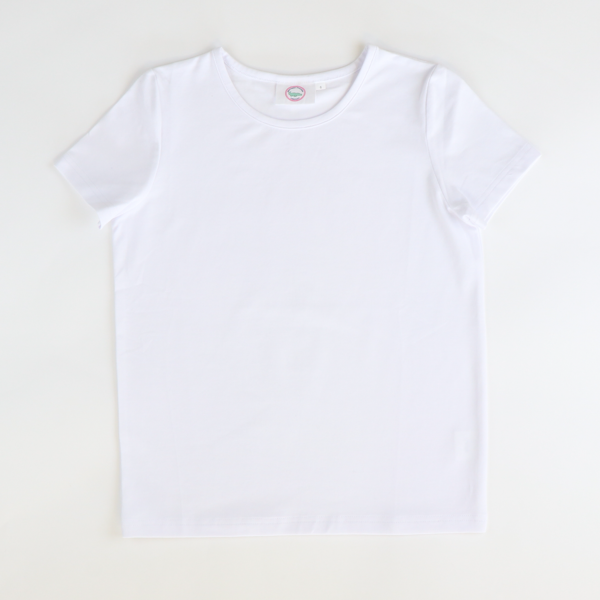 Out & About Girl's Tee - White