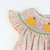 Smocked Pumpkins Girl Bubble - Fall Floral