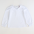 Girls Classic L/S Blouse - White Knit