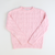 Cable Knit Sweater - Light Pink