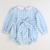 Collared Girl Bubble - Light Blue Check