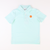 Embroidered Pumpkin Knit Polo - Mint Green - Stellybelly
