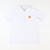 Embroidered Pumpkin Knit Polo - Solid White - Stellybelly