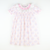 Smocked Ruffle Neck Dress - Scalloped Floral Pumpkins - Stellybelly