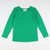 Out & About Girls Knit Top - Christmas Green