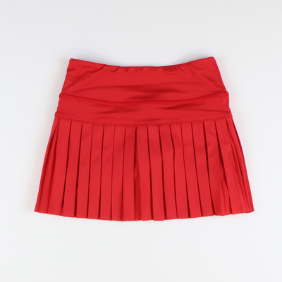 Tennis Skirt - Holiday Red