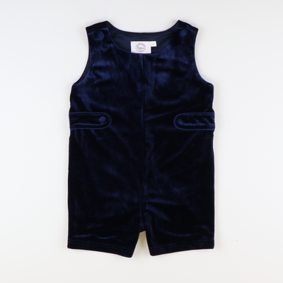 Signature Shortall - Navy Blue Velvet