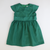 Taffeta Party Dress - Emerald Green