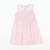 Collared Smocked Dress - Light Pink Floral - Stellybelly