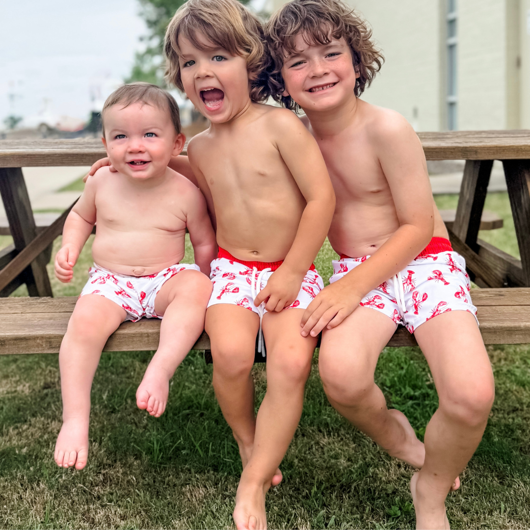 Swim Trunks - Lobsters