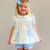 Playground Pocket Set - Pumpkin Blue Bow Trellis - Stellybelly