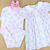 Pajama Set - Scalloped Floral Pumpkins