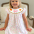 Smocked Pink Bow & Pumpkins Bishop- Pumpkin Lattice - Stellybelly