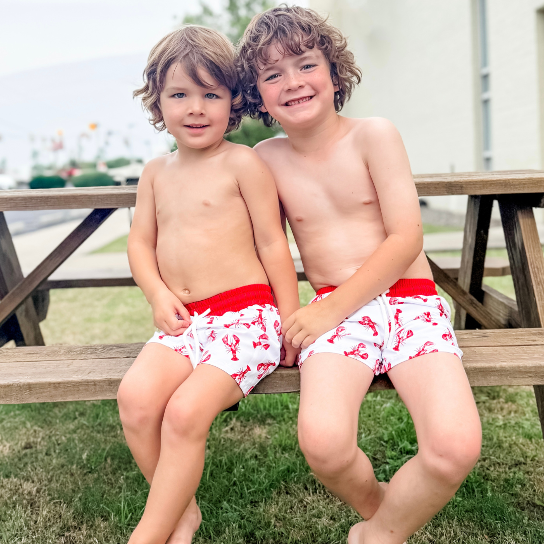 Swim Trunks - Lobsters