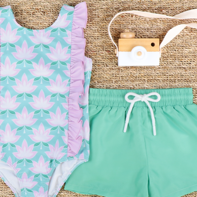 Swim Trunks - Island Green