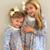 Eyelet Ruffle Set - Blue Floral - Stellybelly