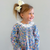Eyelet Ruffle Set - Blue Floral - Stellybelly