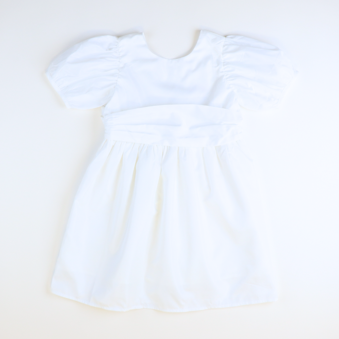 Taffeta Dress - Heirloom White