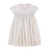 Smocked Rosette Ruffle Dress - Pink Floral - Stellybelly