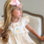 Heirloom Pumpkins Ruffle Neck Dress - Floral Vines - Stellybelly