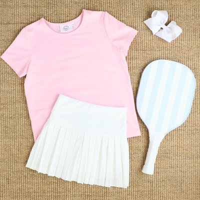 Out & About Girl's Tee - Light Pink