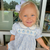 Embroidered Tiny Blue Pumpkins Girl Bubble - Blue Chinoiserie - Stellybelly