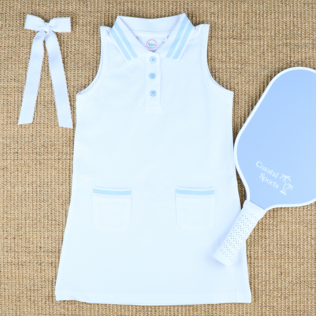 sachin and babi light blue dress NWT Alo Yoga Seashell Blue Breezy Tennis main image 1
