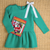 Quilted Party Dress - Christmas Green - Stellybelly
