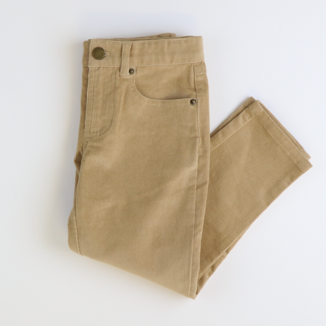 Boys Signature Corduroy Five Pocket Pants - Khaki