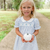 Embroidered Tiny Blue Pumpkins Dress - Blue Chinoiserie - Stellybelly