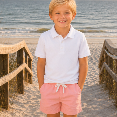 Signature Twill Shorts - Salmon Pink