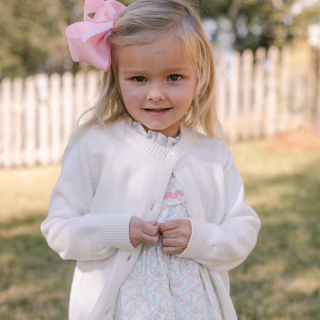 White Sweater Cardigan