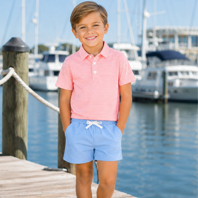 Signature Twill Shorts - Caribbean Blue