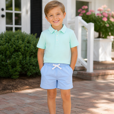Signature Polo - Mint Knit