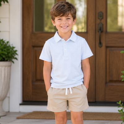 Signature Twill Shorts - Stone