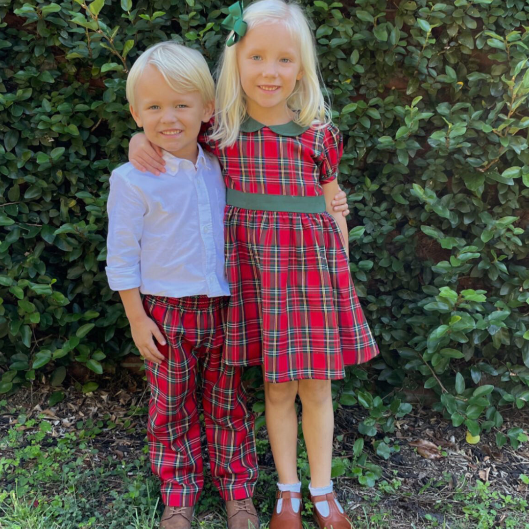 christmas plaid dress pants Harbor Pant Stretch Twill Royal Stewart Tartan Plaid 44 / Red / 34"