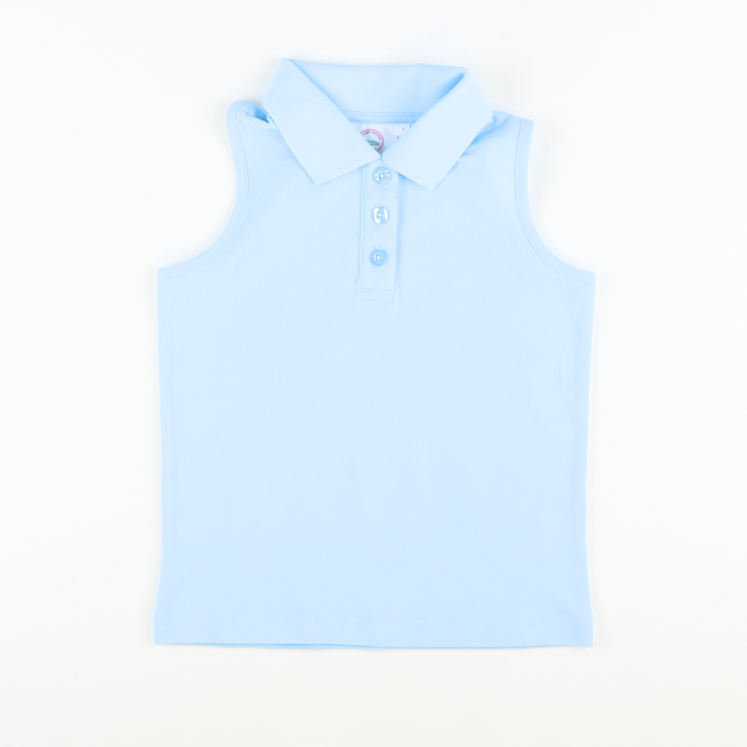 Courtside Girls Polo - Light Blue - Stellybelly